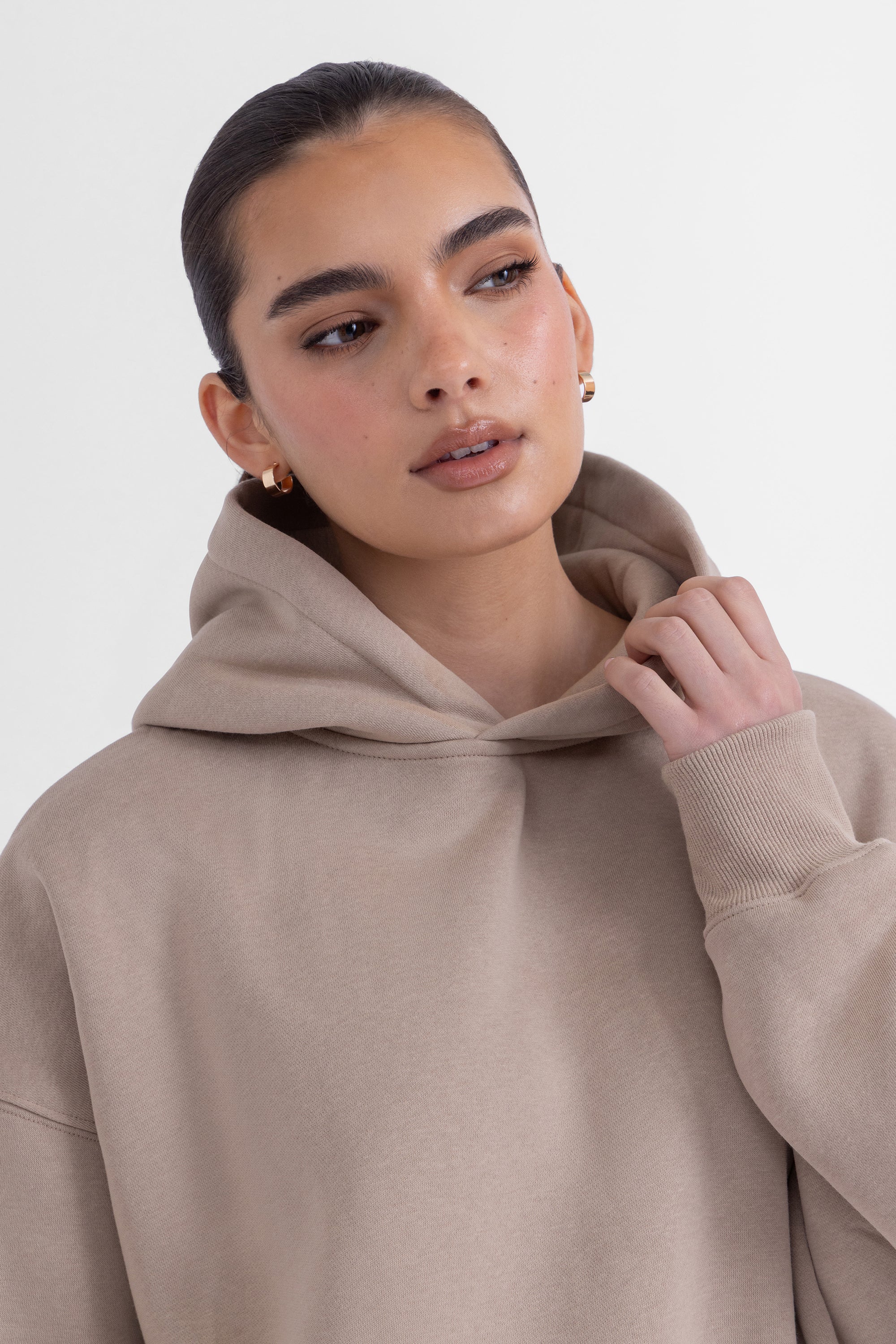 The Oversized Hoodie - Taupe