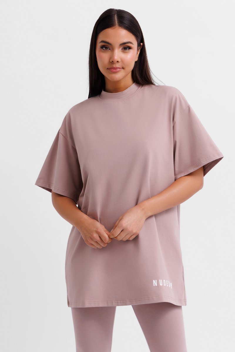 Boyfriend Tee - Mink